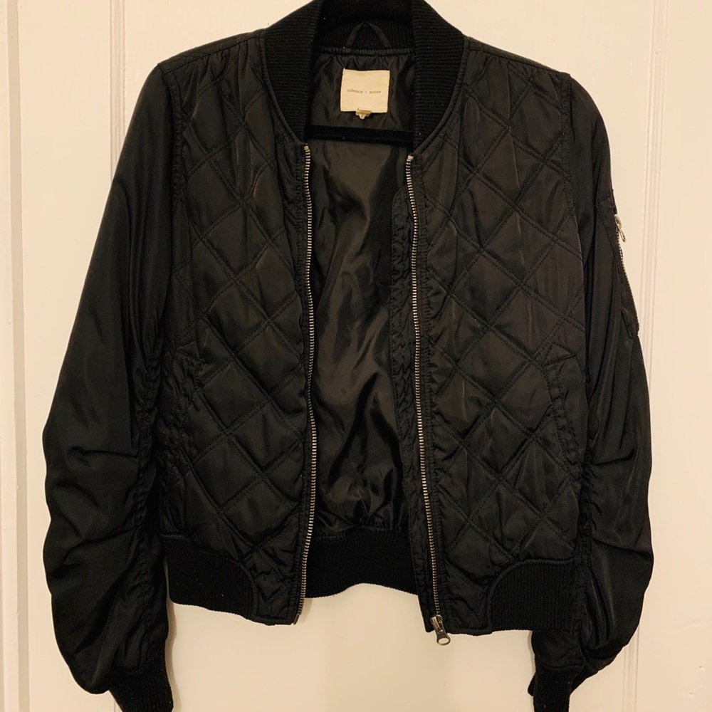 Black Bomber Jacket